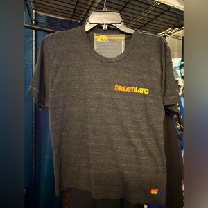 Aviator Nation Dreamland Logo Boyfriend Tee Charcoal